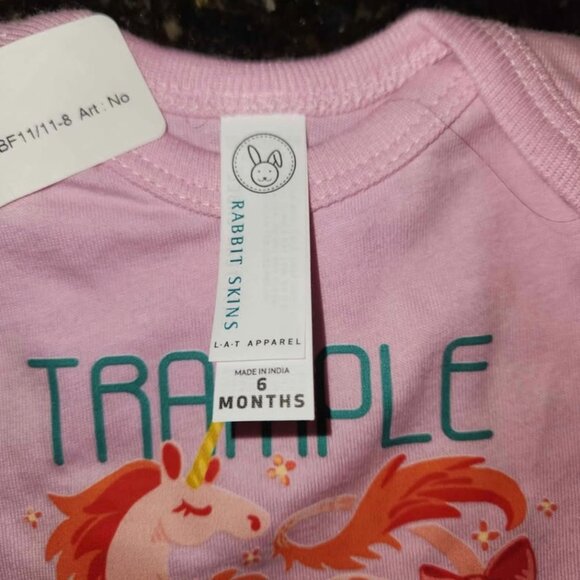 Custom 6 Month Feminist Onesies - Picture 2 of 4